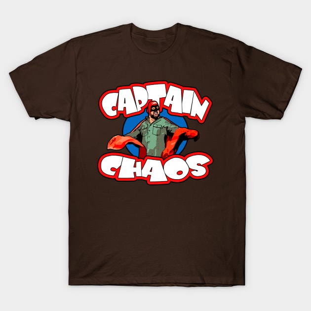 Captain Chaos // Comedy T-Shirt by Niko Neon